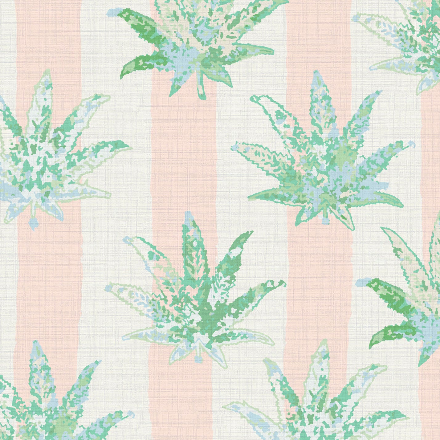 Baby Light My Fire Pot Leaf Wallpaper