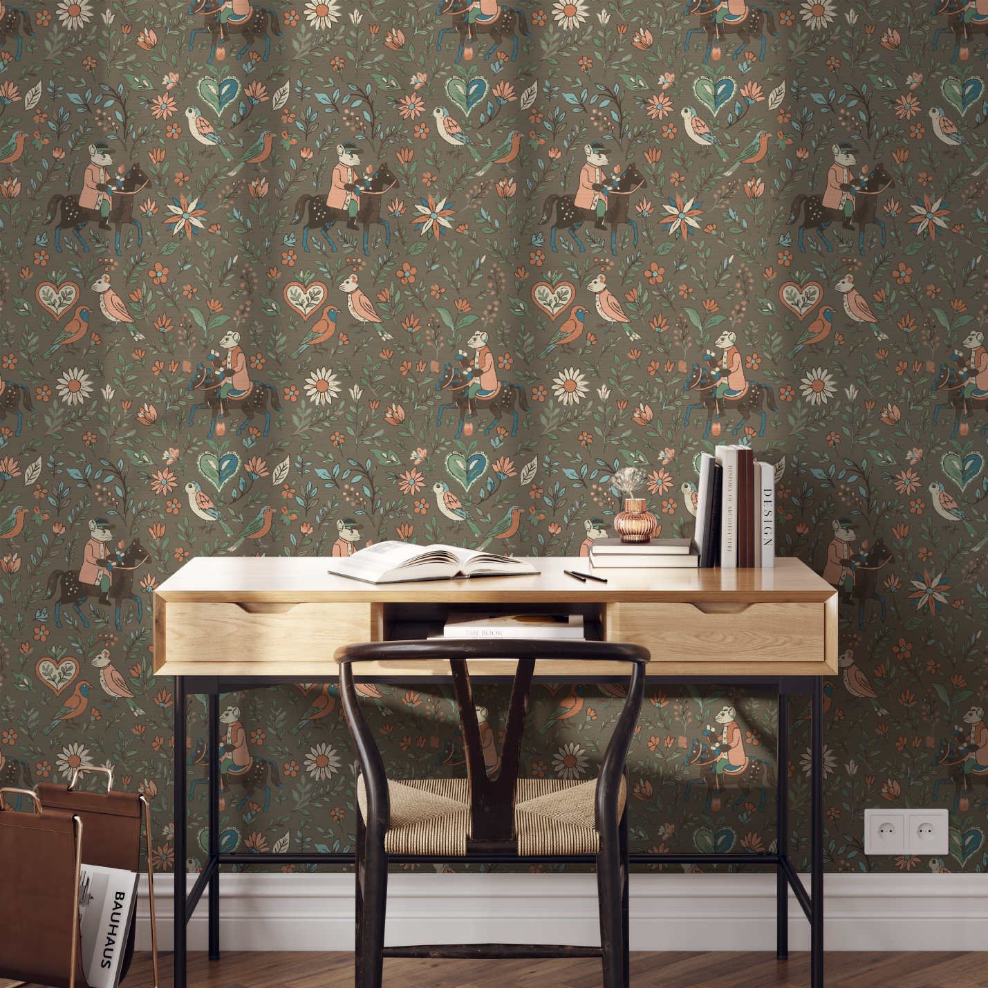 Beacon Hill Heritage Wallpaper