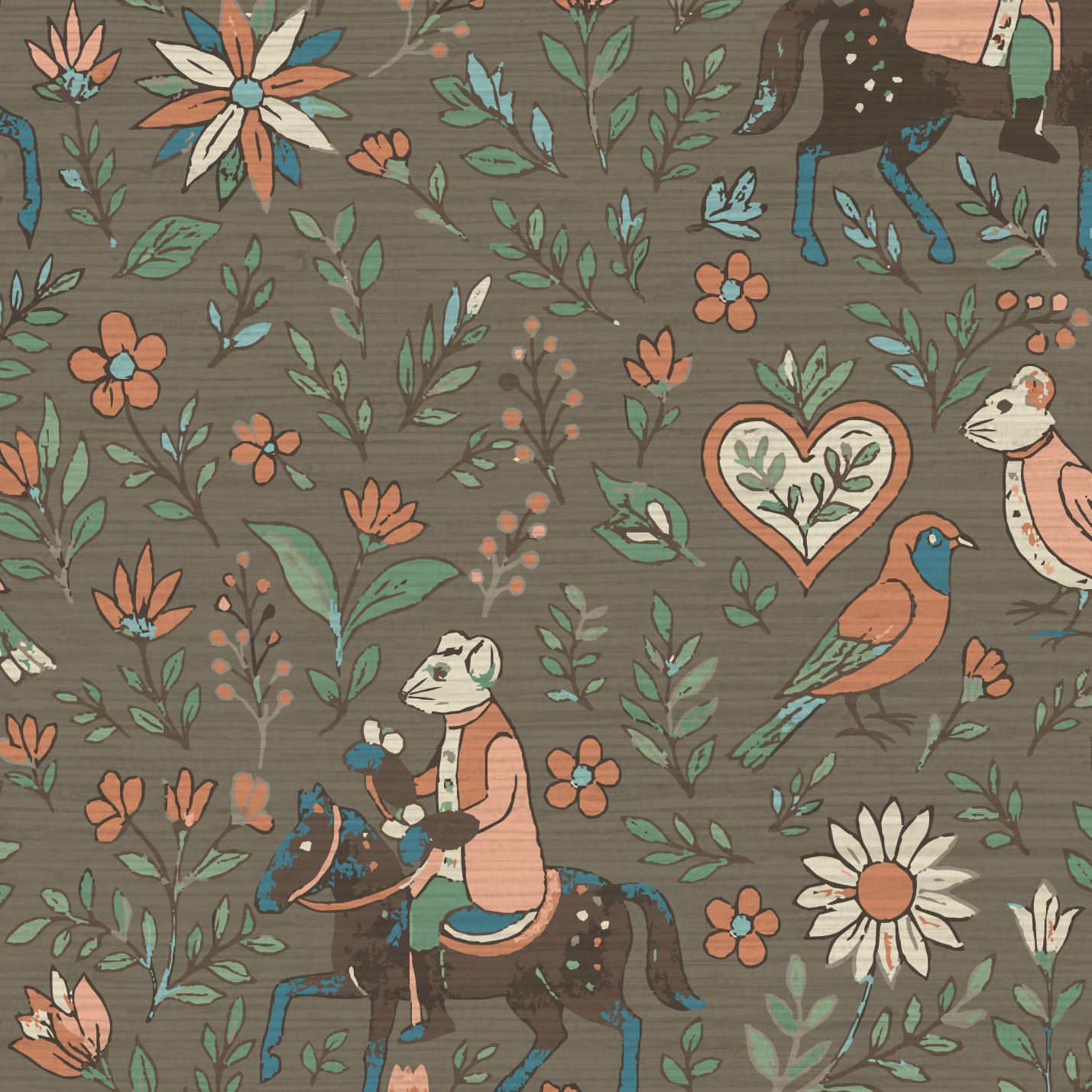 Beacon Hill Heritage Wallpaper