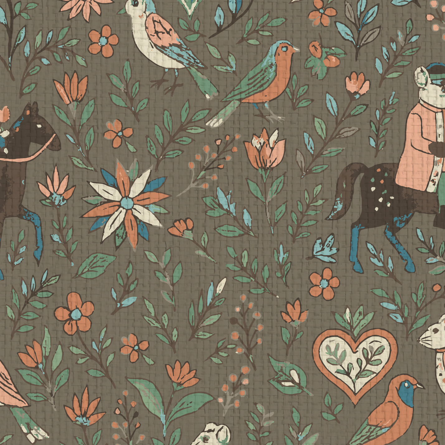 Beacon Hill Heritage Wallpaper