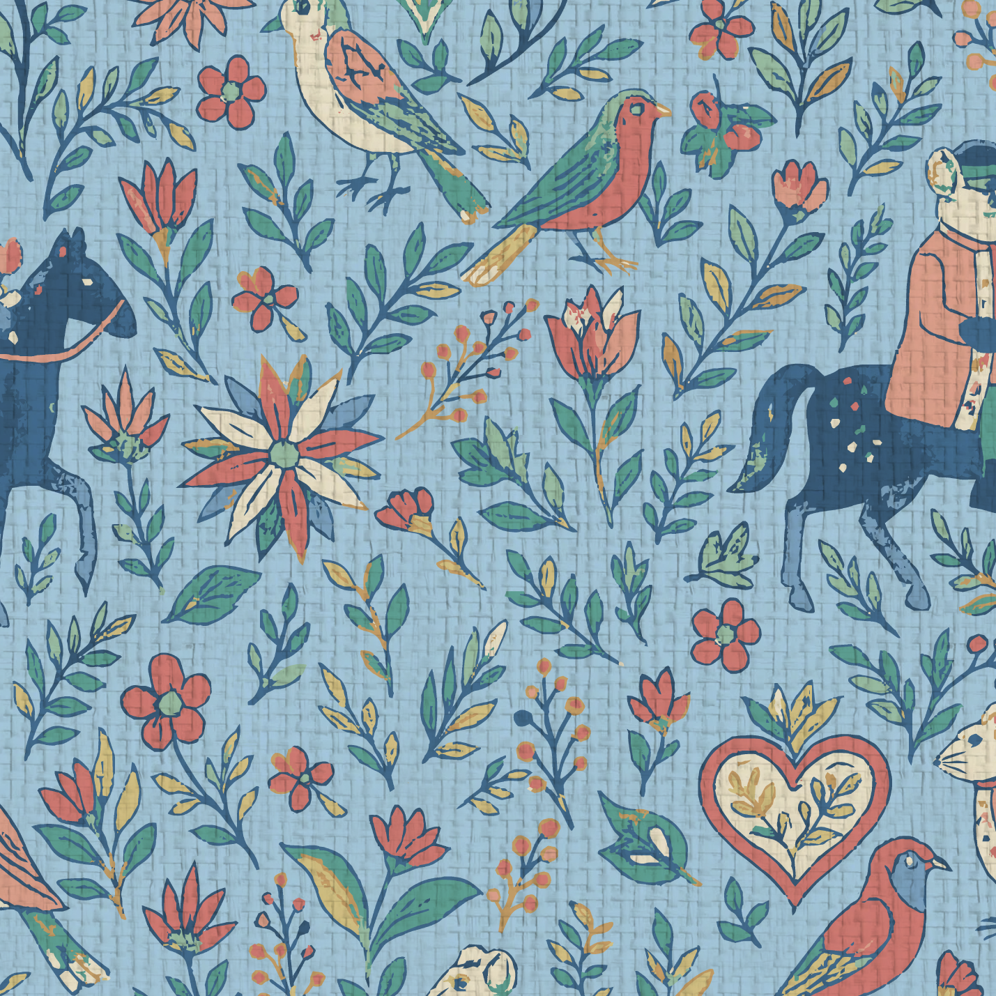 Beacon Hill Heritage Wallpaper