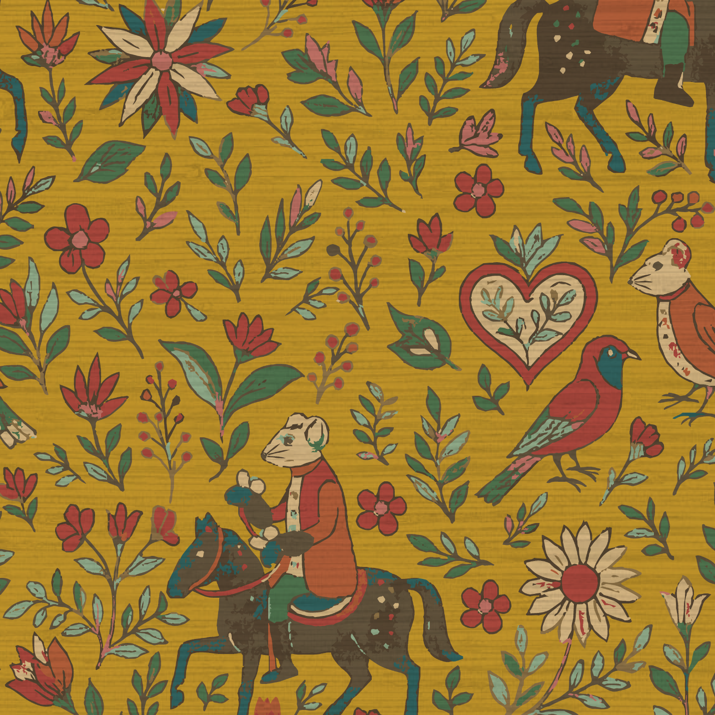 Beacon Hill Heritage Wallpaper