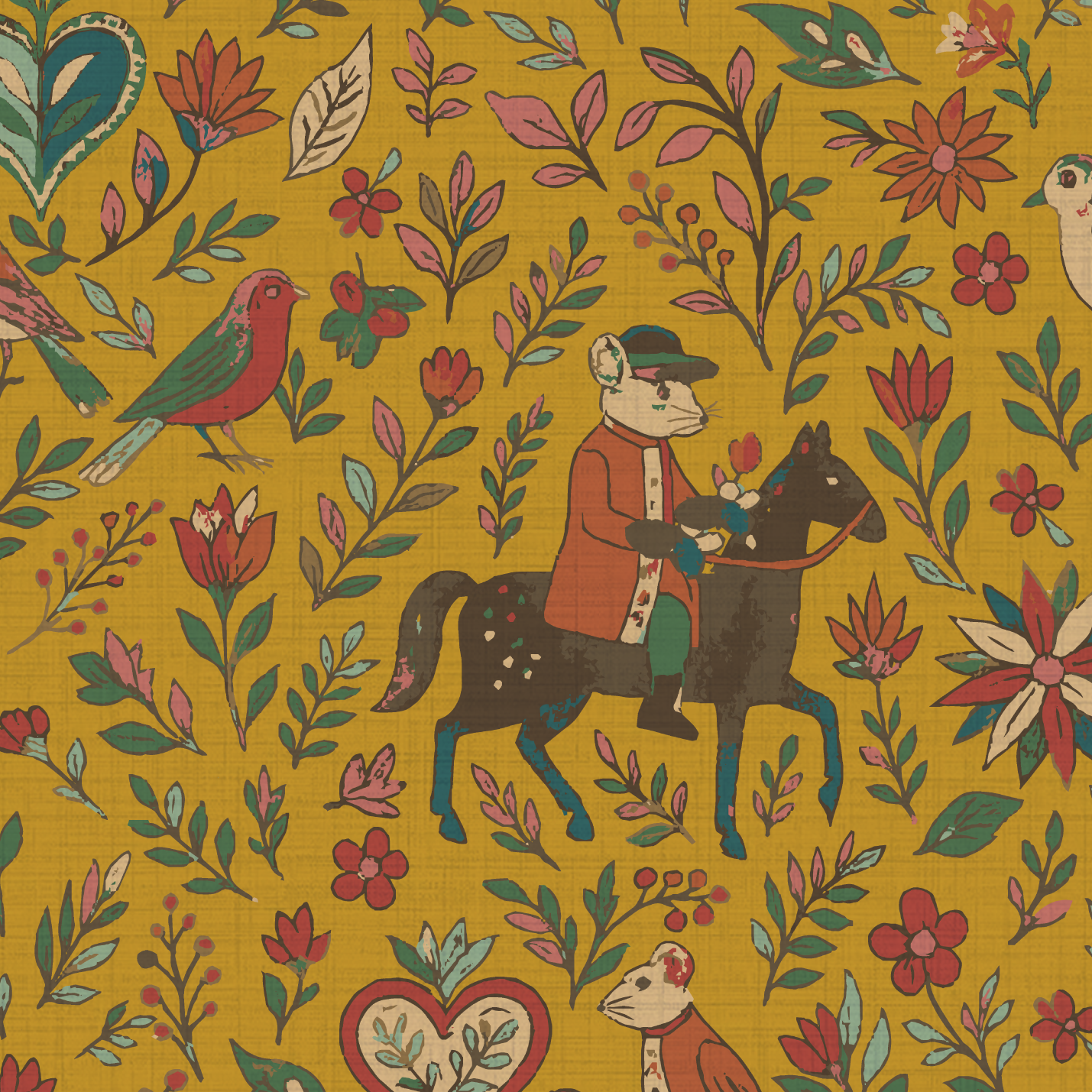 Beacon Hill Heritage Wallpaper