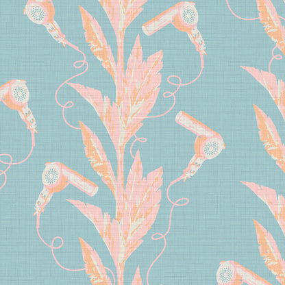 Beauty School Dropout Blowdryer Palm Leaf Wallpaper