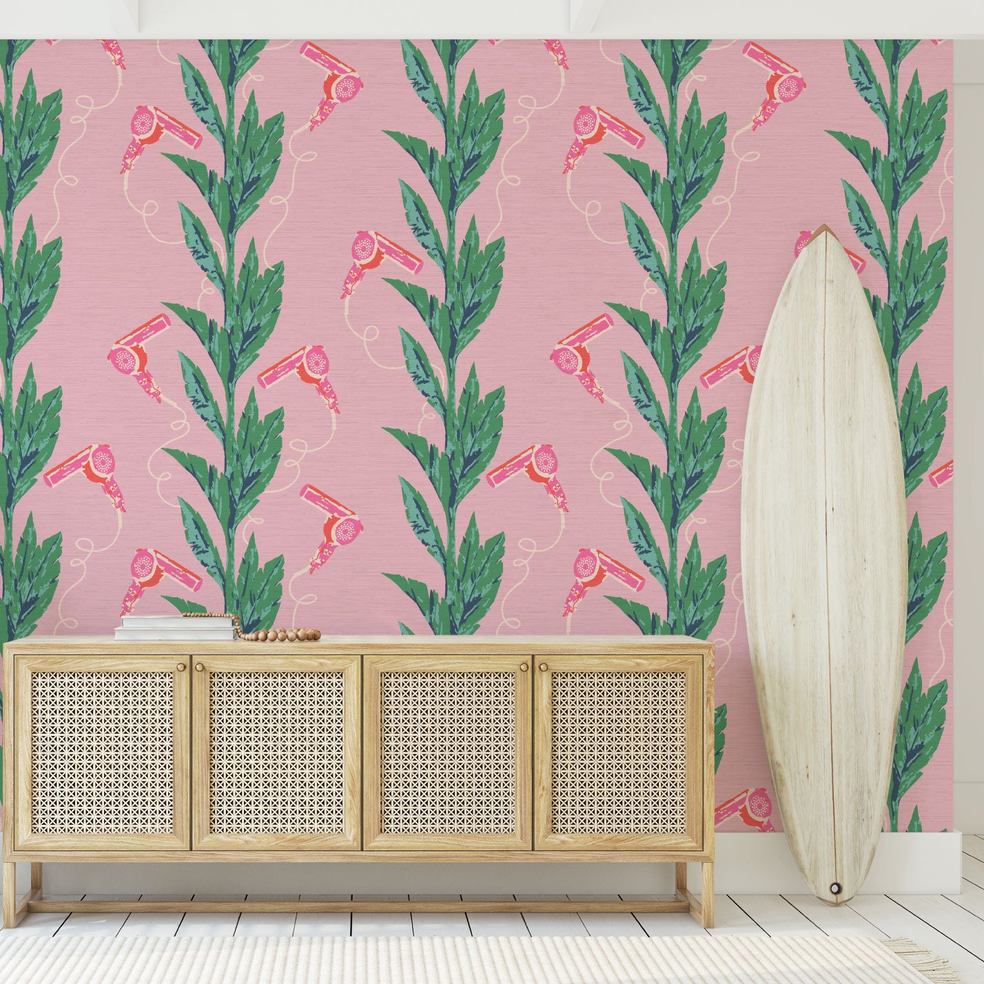 Beauty School Dropout Blowdryer Palm Leaf Wallpaper