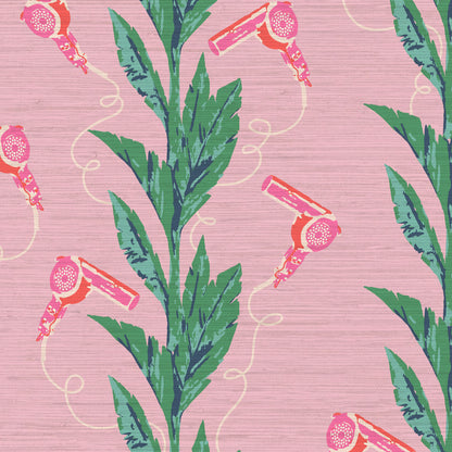 Beauty School Dropout Blowdryer Palm Leaf Wallpaper