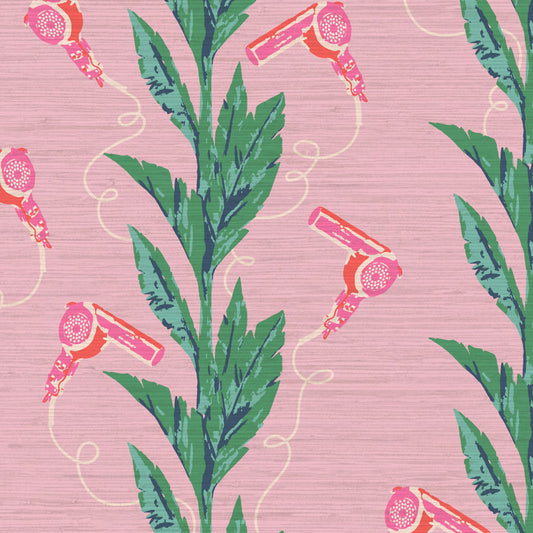 Beauty School Dropout Blowdryer Palm Leaf Wallpaper