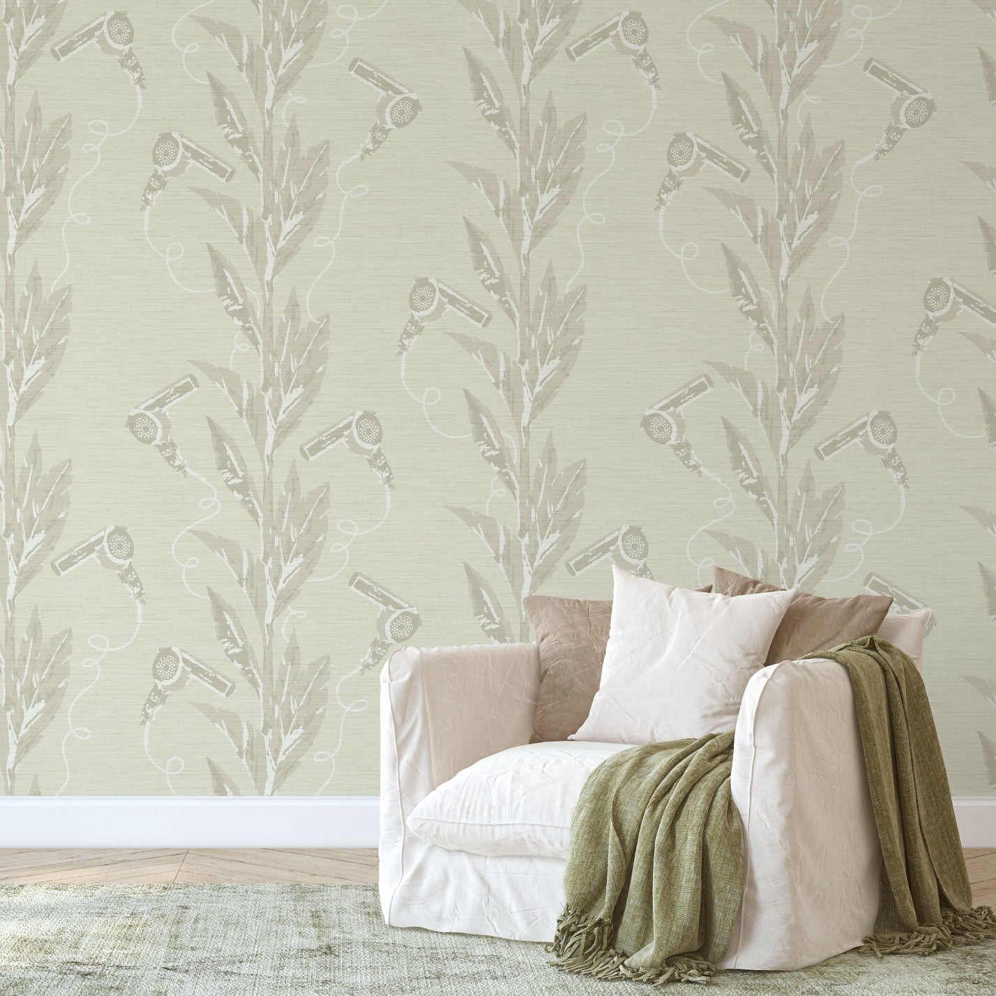 Beauty School Dropout Blowdryer Palm Leaf Wallpaper