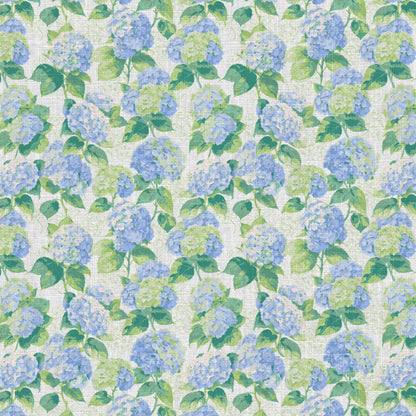 Bloom Bloom Baby Hydrangeas Linen Wallpaper