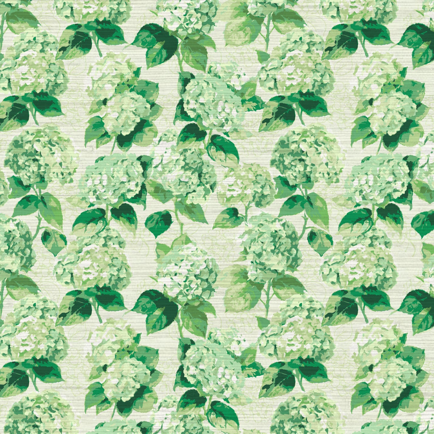 Bloom Bloom Baby Hydrangea Floral Wallpaper