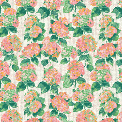 Bloom Bloom Baby Hydrangea Floral Wallpaper