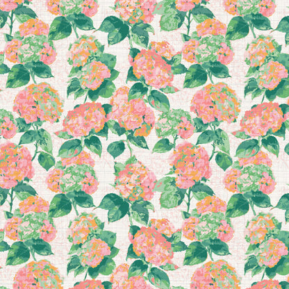 Bloom Bloom Baby Hydrangea Floral Wallpaper