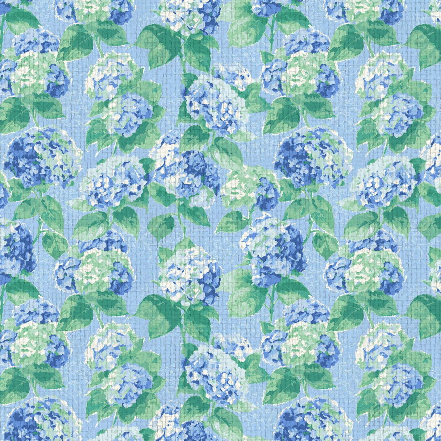Bloom Bloom Baby Hydrangea Floral Wallpaper