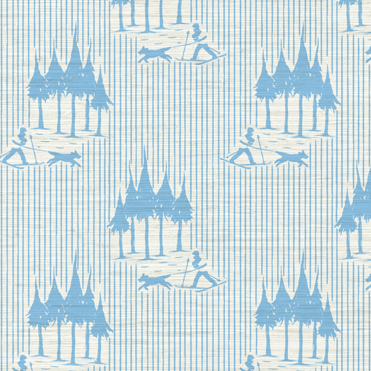 Boys In The Trees Dog Ski Wallpaper
