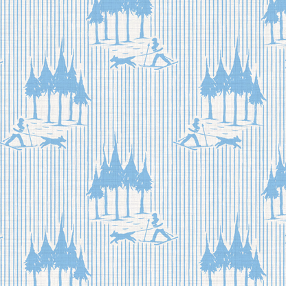 Boys In The Trees Dog Ski Wallpaper