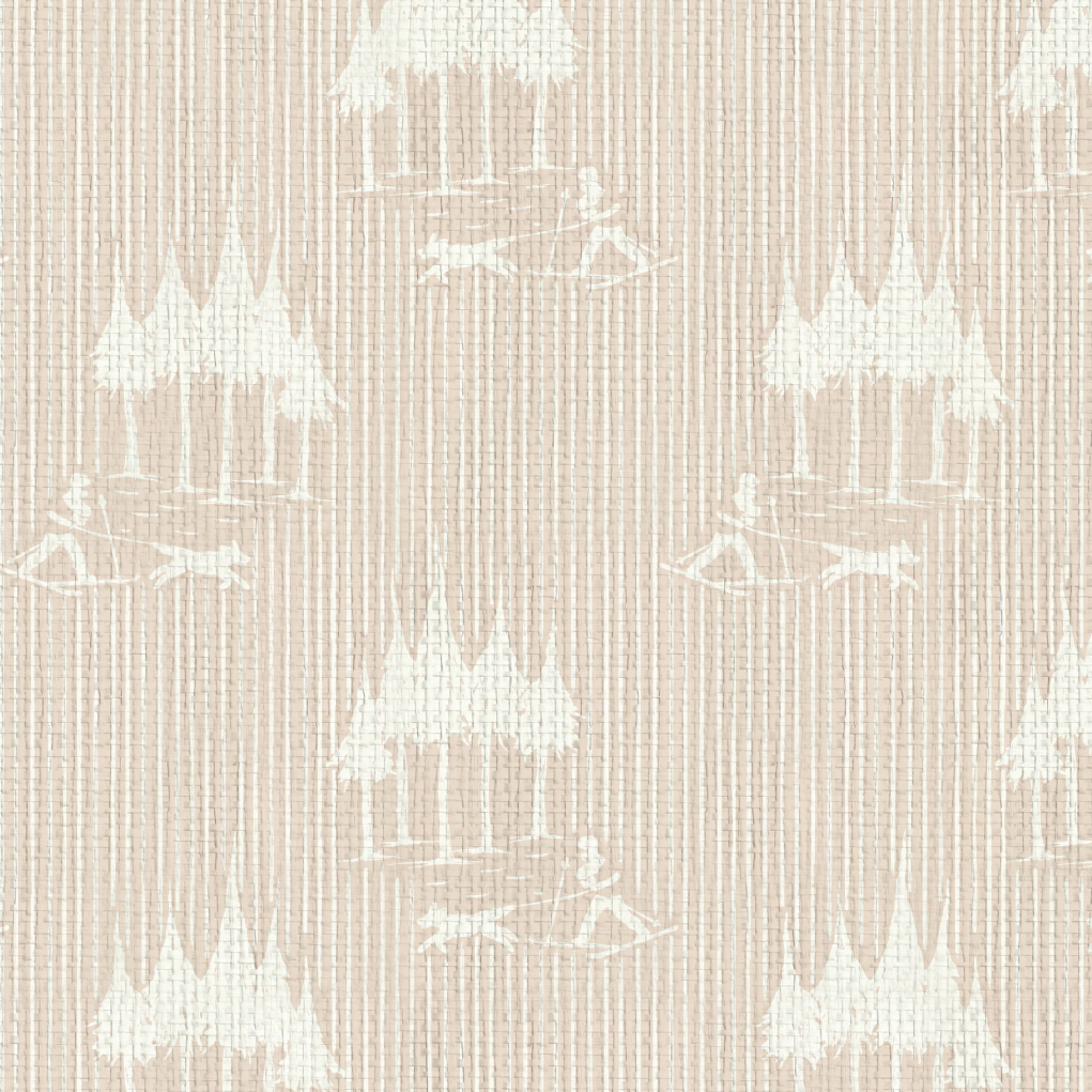 Boys In The Trees Dog Ski Wallpaper