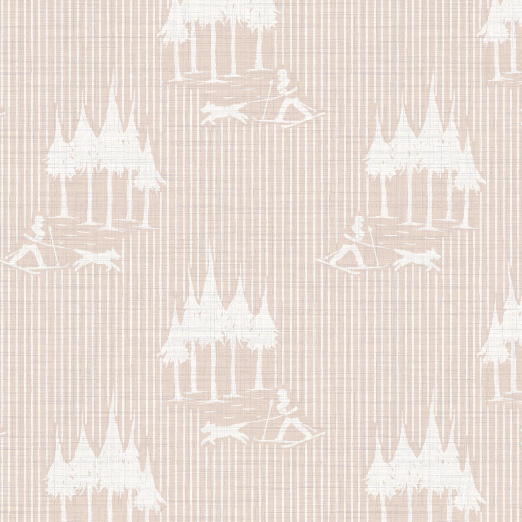 Boys In The Trees Dog Ski Wallpaper