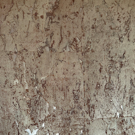 Natural Textured Eco-Friendly Non-toxic High-quality Sustainable practices Sustainability Interior Design Wall covering Bold Wallpaper Custom Tailor-made Retro chic cork nature luxury metallic shiny wood timeless coastal vacation interior design grain high-end shiny beige tan light brown silver metallic