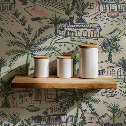 This Must Be The Place Toile Wallpaper