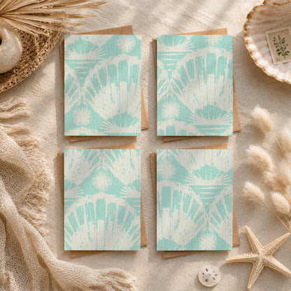 Caribbean Queen Blue Stationery Set