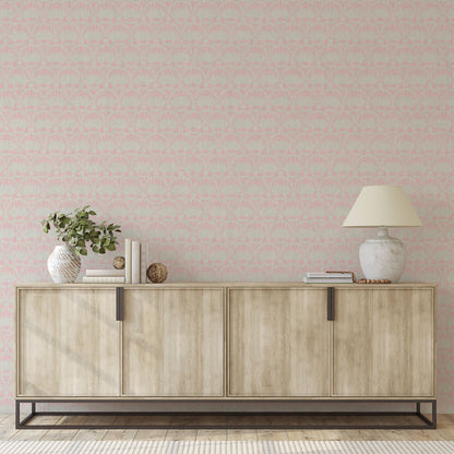 Caribbean Queen Seashell Linen Wallpaper