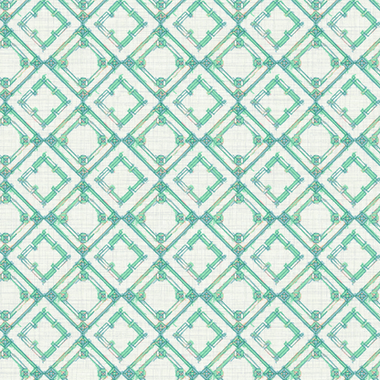 Centerfold Painted Lattice Wallpaper