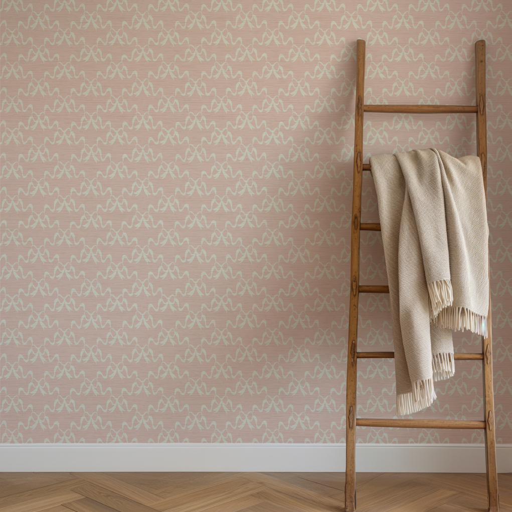 Clementine Bows Wallpaper by June St. George