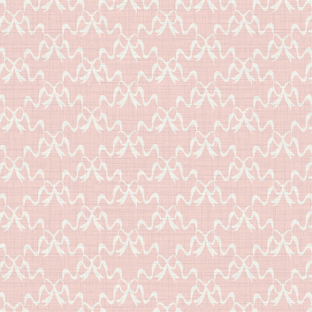 Clementine Bows Wallpaper by June St. George