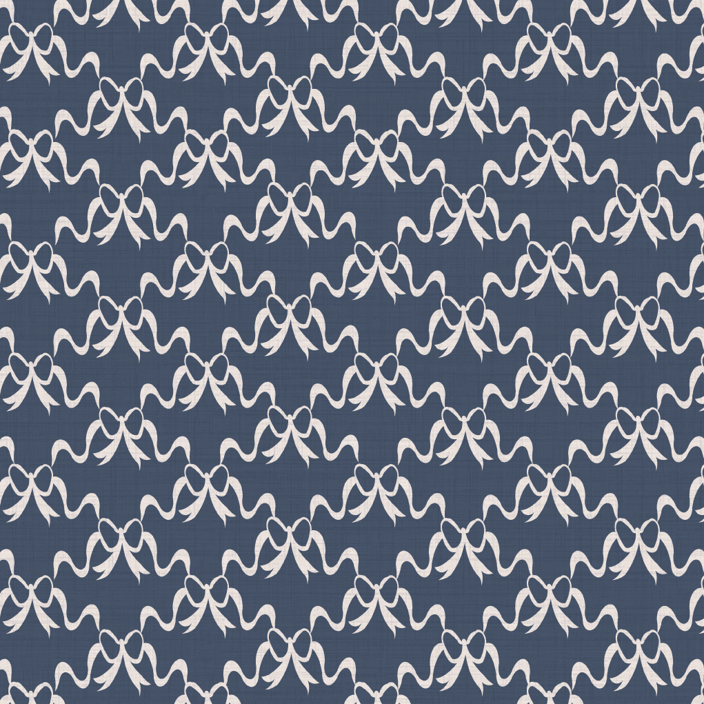 Clementine Bows Wallpaper by June St. George