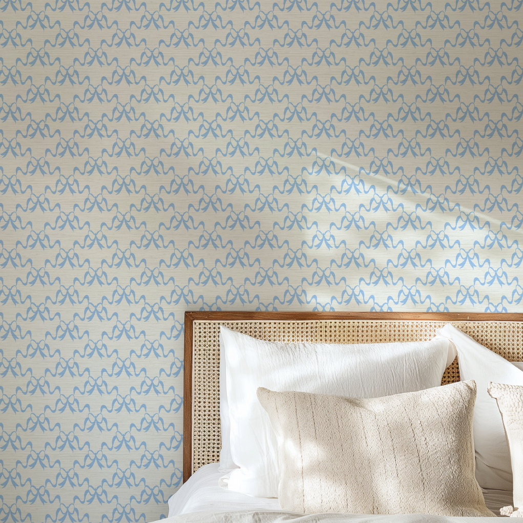 Clementine Bows Wallpaper by June St. George