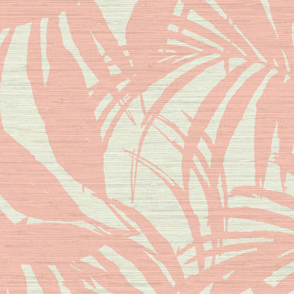 Club Paradise Palm Leaf Wallpaper