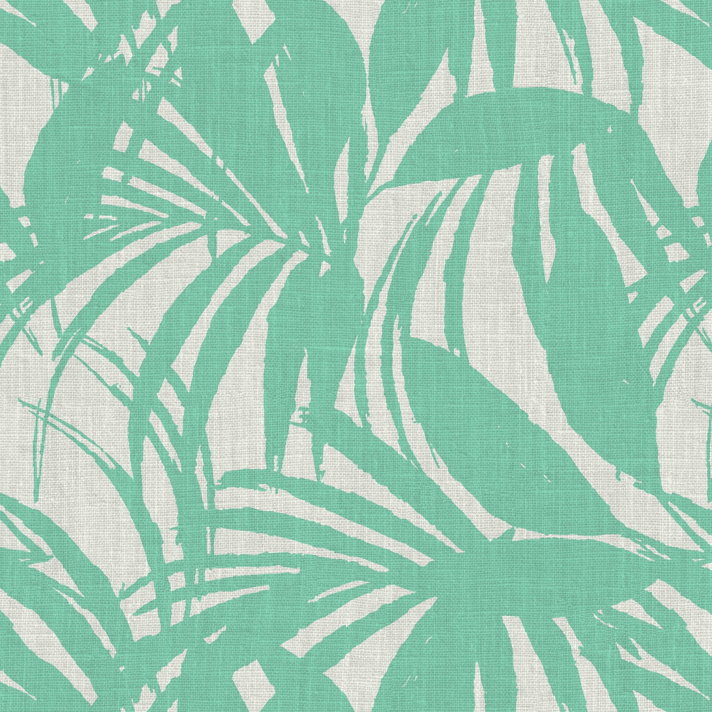 Club Paradise Palm Leaf Linen Wallpaper