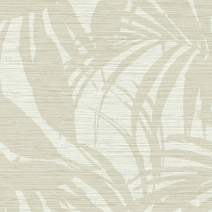 Club Paradise Palm Leaf Wallpaper