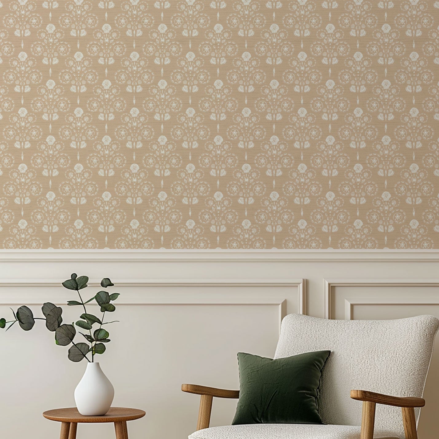 Conch Republic Seashell Wallpaper by Little Blue Designs