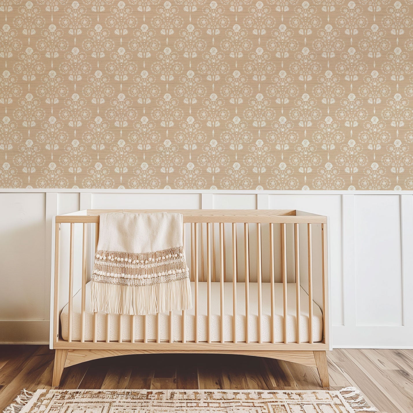 Conch Republic Seashell Wallpaper by Little Blue Designs