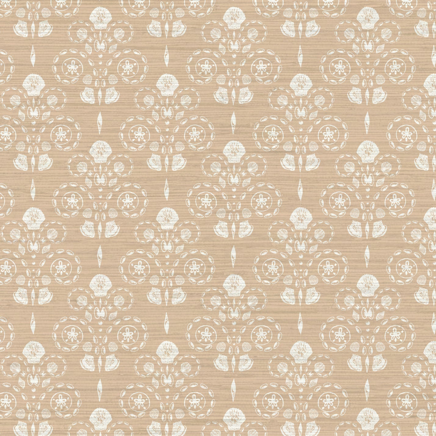 Conch Republic Seashell Wallpaper by Little Blue Designs