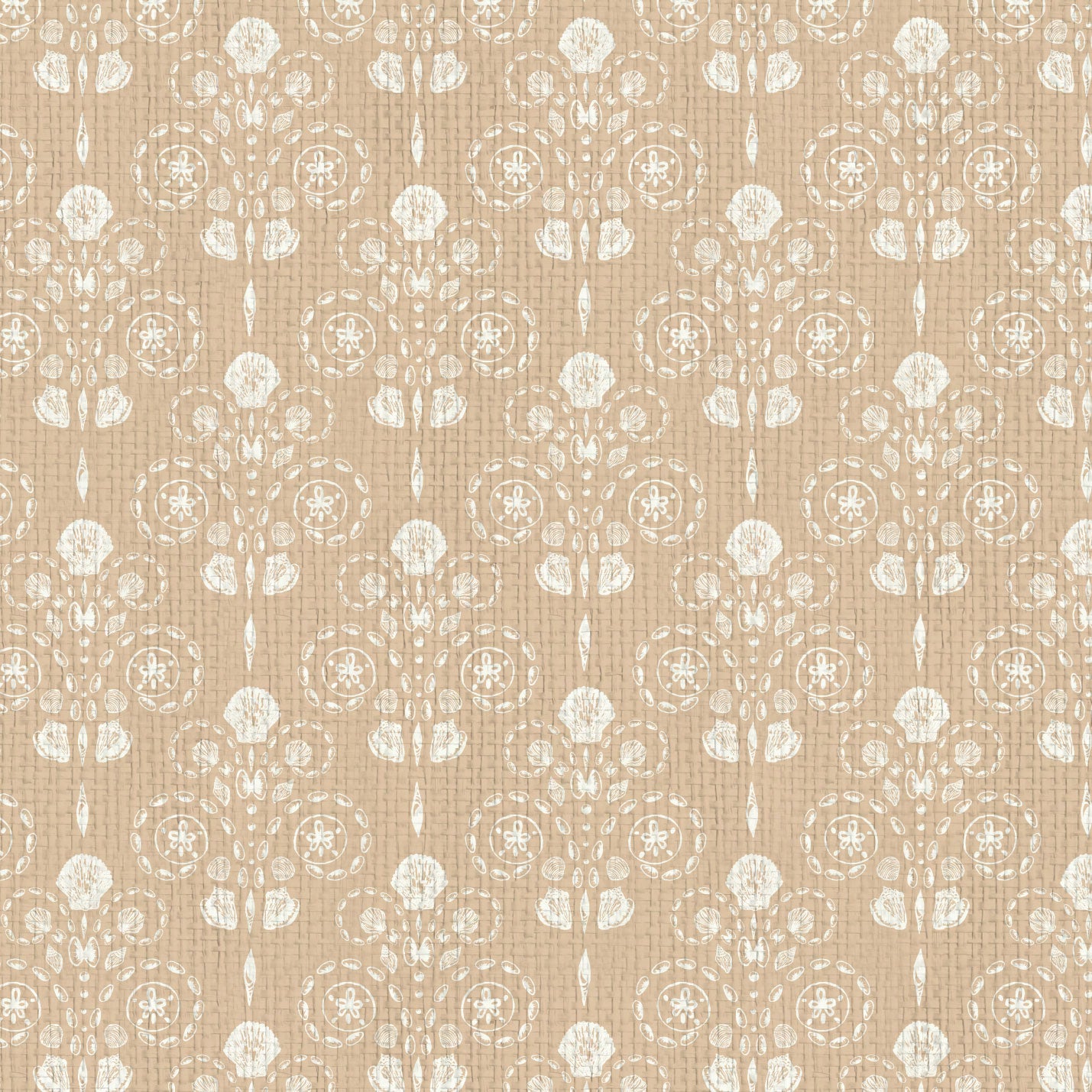 Conch Republic Seashell Wallpaper by Little Blue Designs