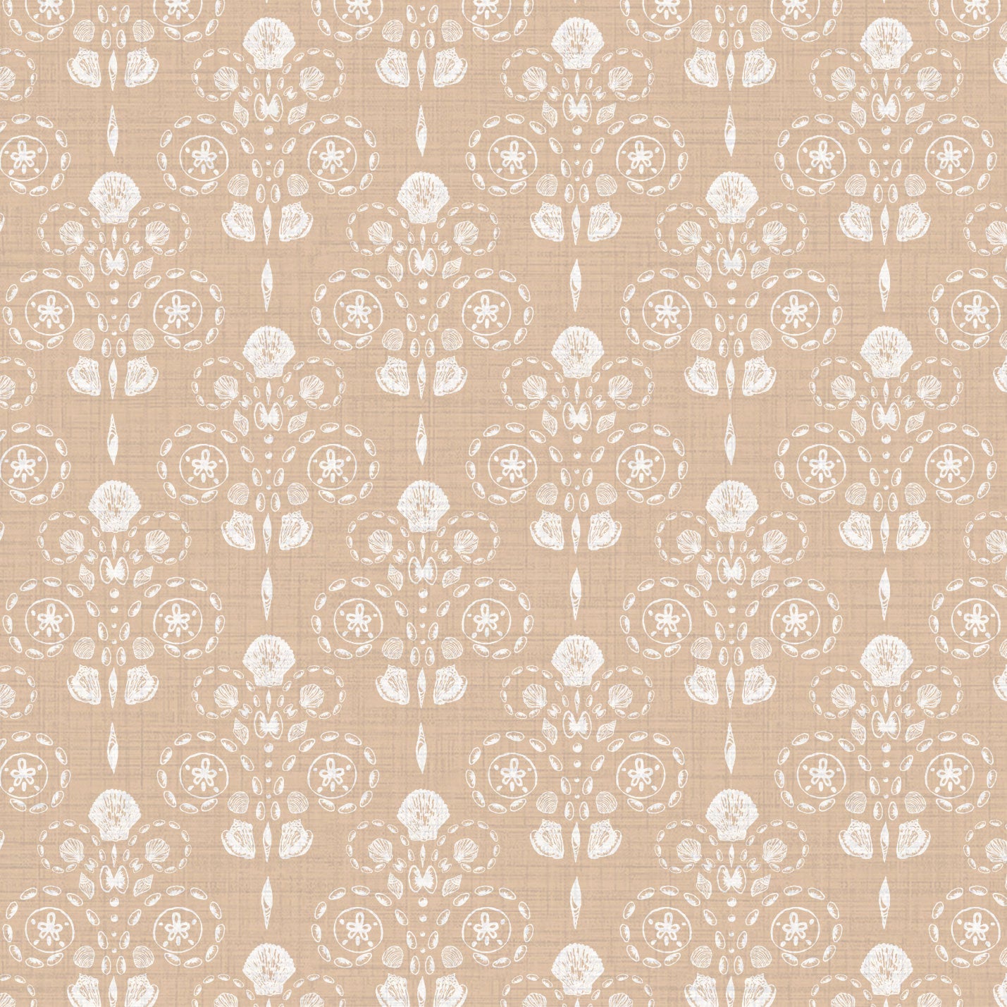 Conch Republic Seashell Wallpaper by Little Blue Designs