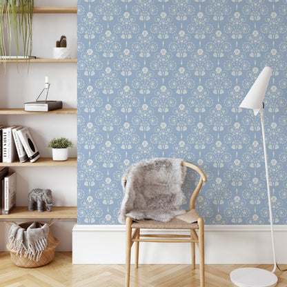 Conch Republic Seashell Wallpaper by Little Blue Designs
