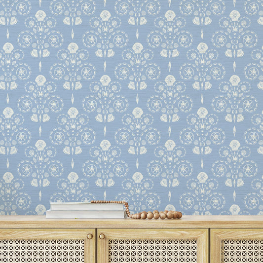 Conch Republic Seashell Wallpaper by Little Blue Designs