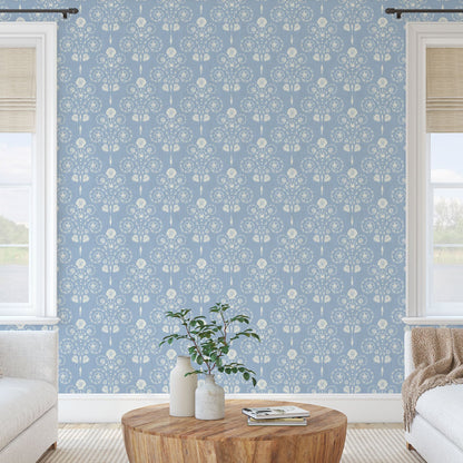 Conch Republic Seashell Wallpaper by Little Blue Designs
