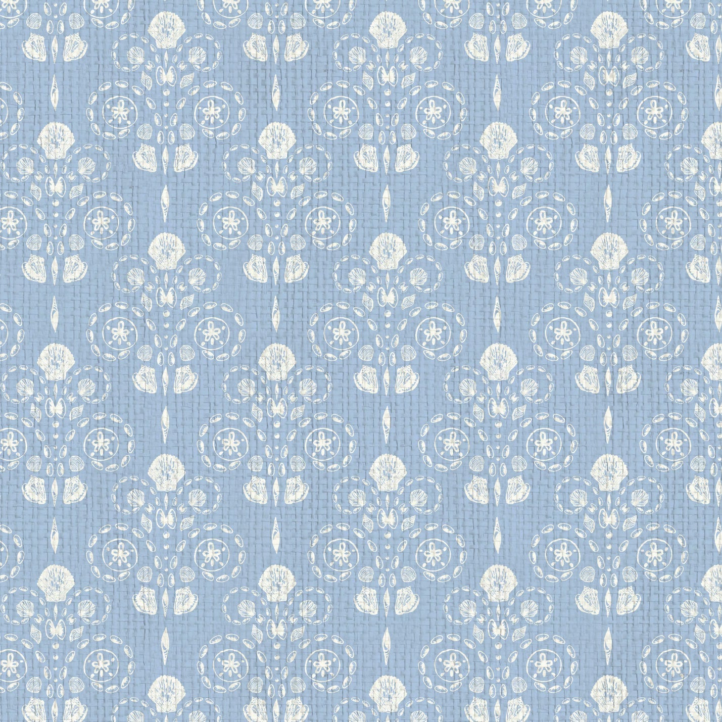 Conch Republic Seashell Wallpaper by Little Blue Designs