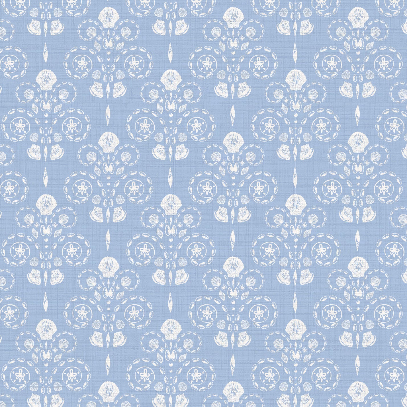 Conch Republic Seashell Wallpaper by Little Blue Designs