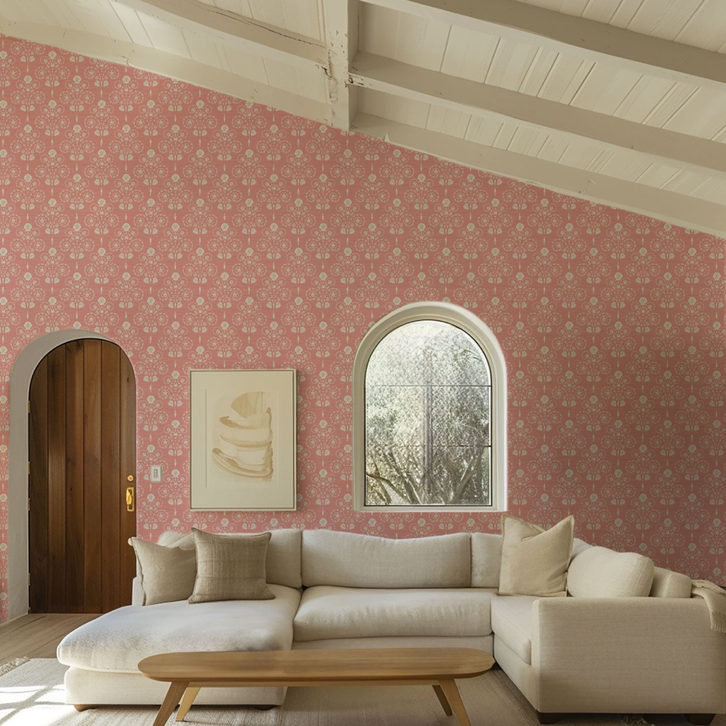 Conch Republic Seashell Wallpaper by Little Blue Designs