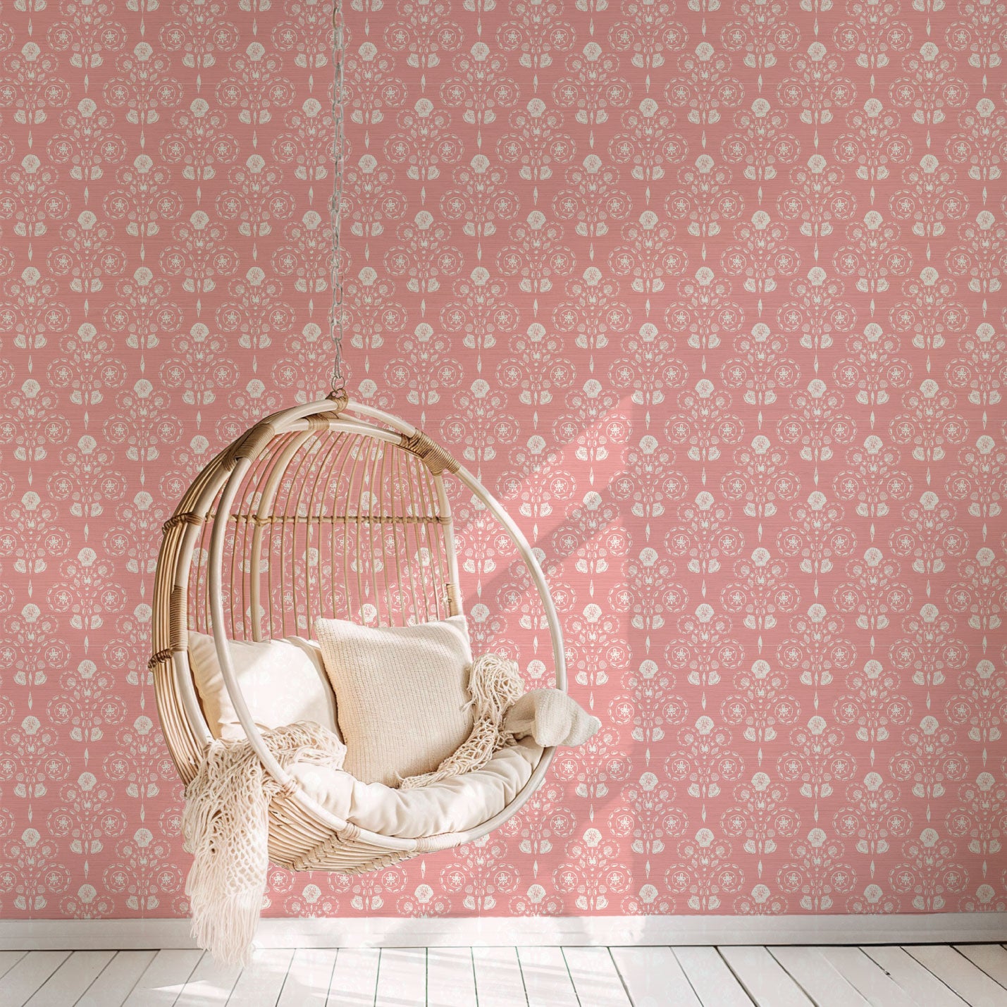 Conch Republic Seashell Wallpaper by Little Blue Designs