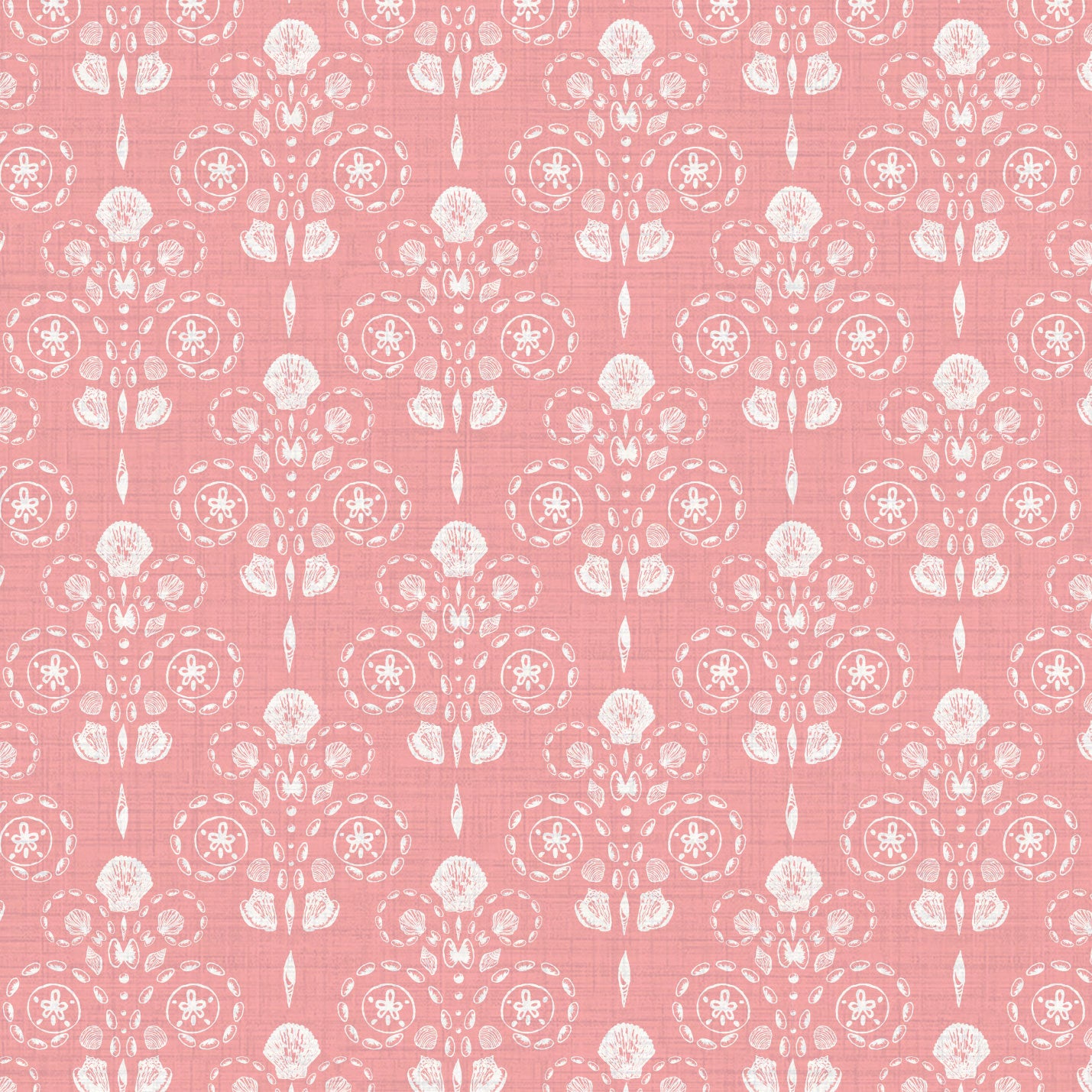Conch Republic Seashell Wallpaper by Little Blue Designs