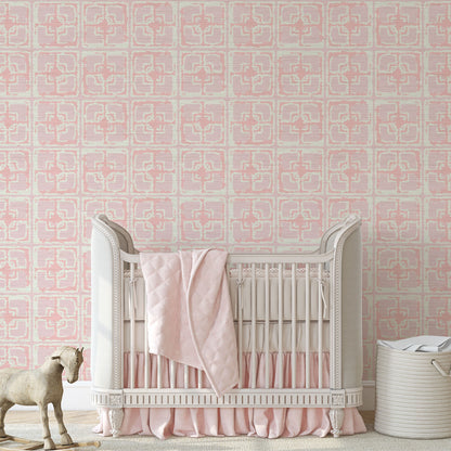Dance Along the Edge Painted Breeze Block Grande Wallpaper
