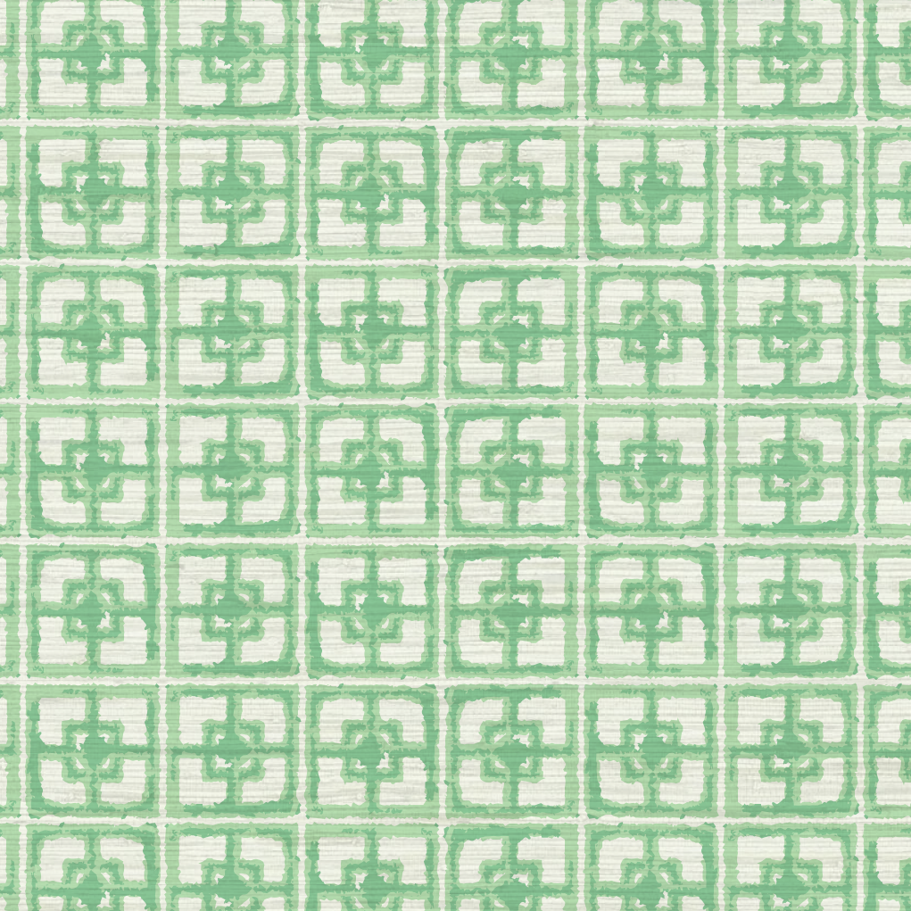 Dance Along the Edge Painted Breeze Block Wallpaper