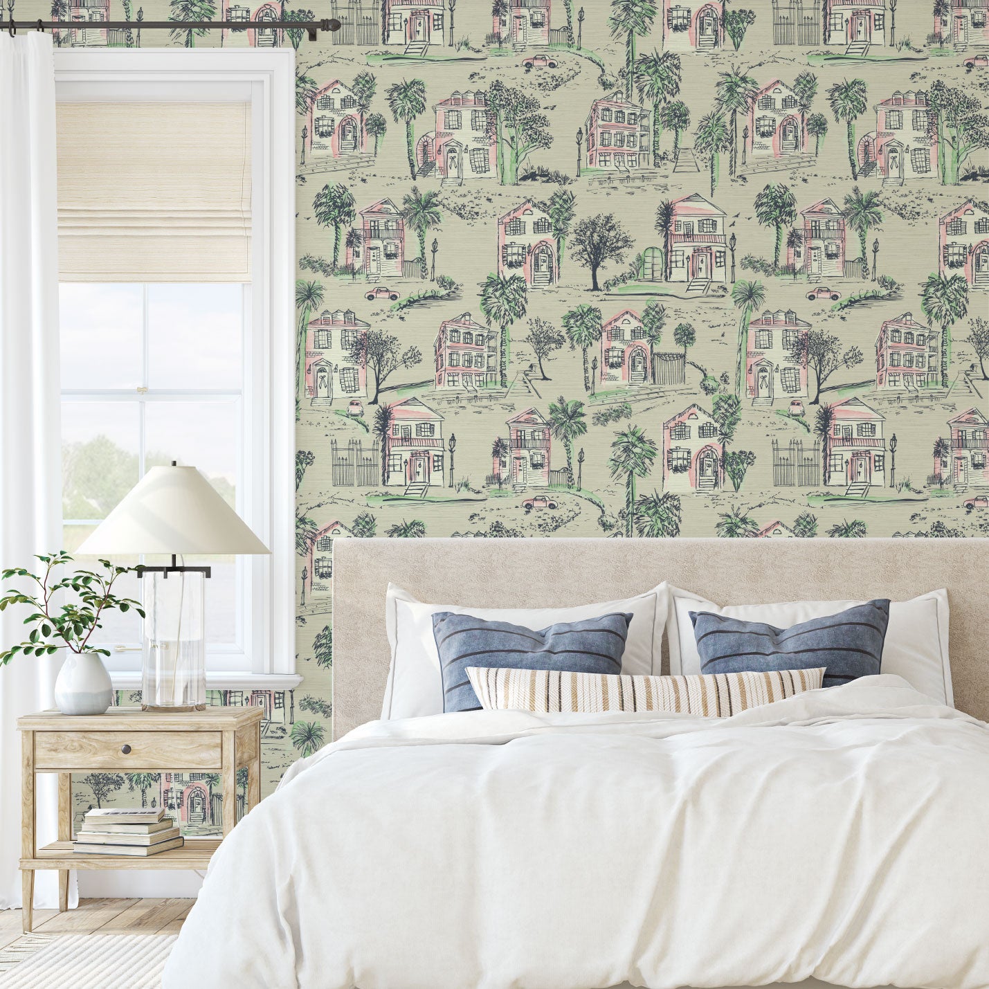 Daydream Believer Charleston Toile Wallpaper