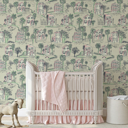 Daydream Believer Charleston Toile Wallpaper